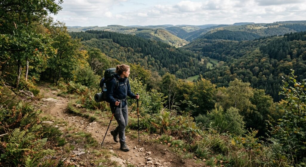 trekking przez Ardeny